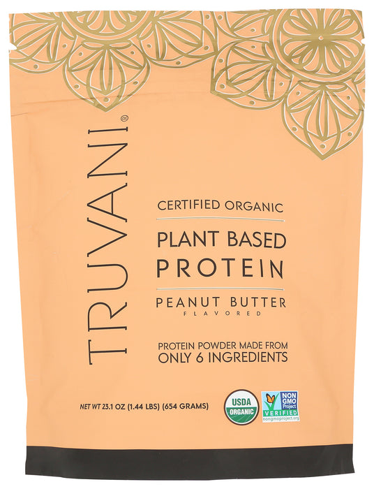 Plant Based Protein, Peanut Butter, Org, 20 Serv/23.1 oz