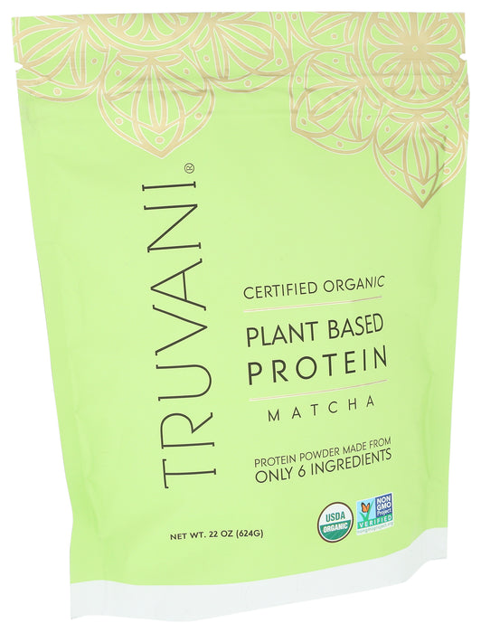 Plant Based Protein, Matcha, Org, 20 Serv/22 oz