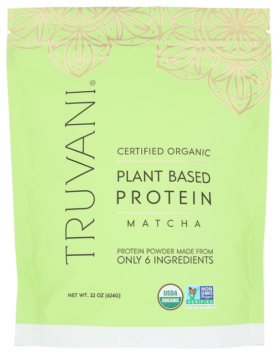 Plant Based Protein, Matcha, Org, 20 Serv/22 oz