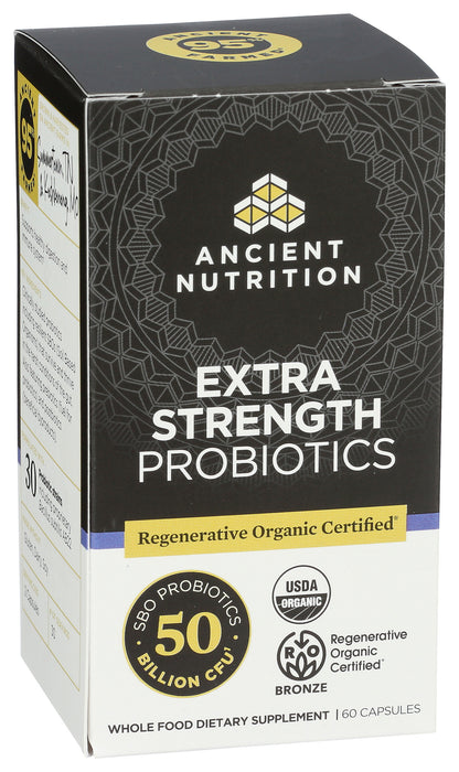 Extra Strength Probiotics 50B, ROC Org, 60 cap