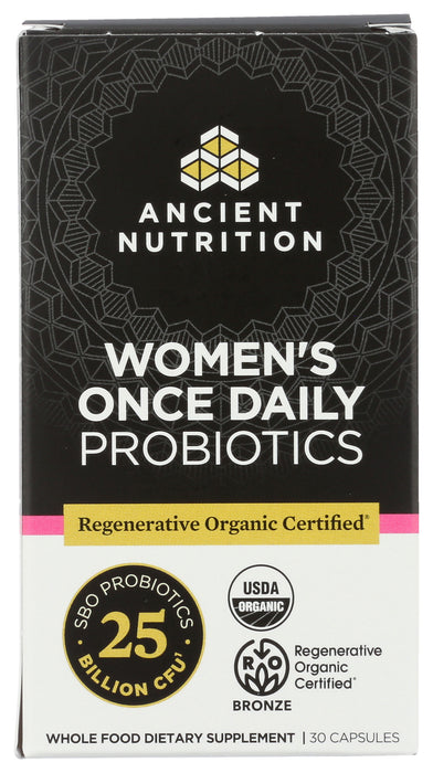 Women's Once Daily Probiotics 25B, ROC Org, 30 cap