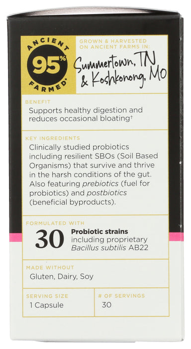 Women's Once Daily Probiotics 25B, ROC Org, 30 cap