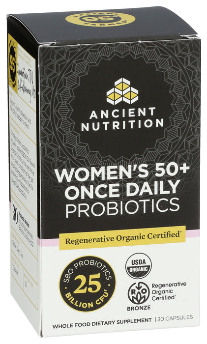 Women's 50+ Once Daily Probiotics 25B, ROC Org, 30 cap