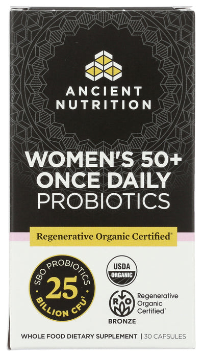 Women's 50+ Once Daily Probiotics 25B, ROC Org, 30 cap