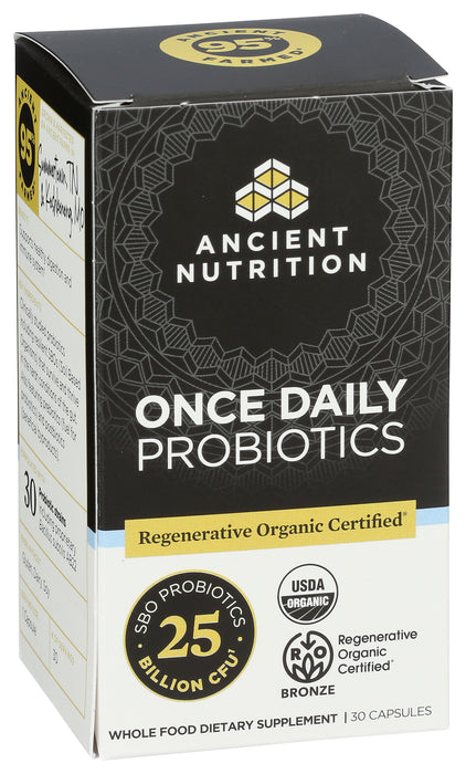 Once Daily Probiotics 25B, ROC Org, 30 cap