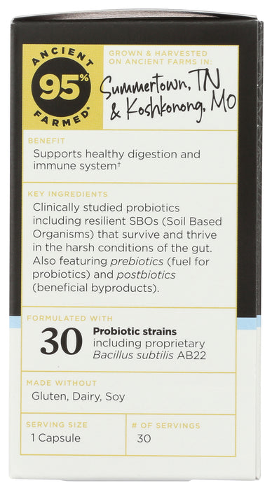 Once Daily Probiotics 25B, ROC Org, 30 cap