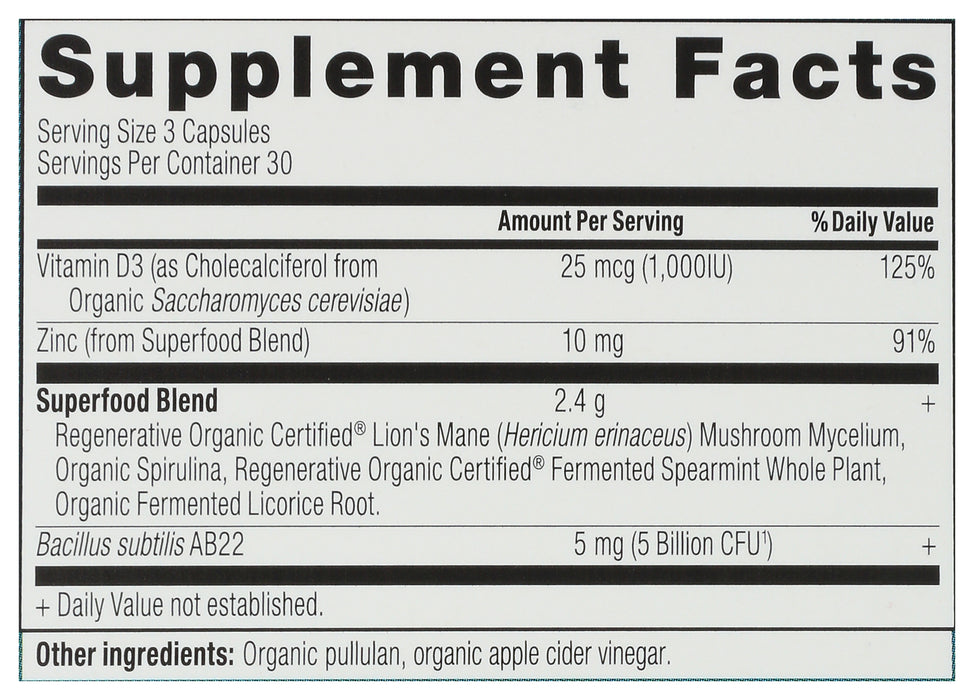 Leaky Gut Support, ROC Org, 90 cap