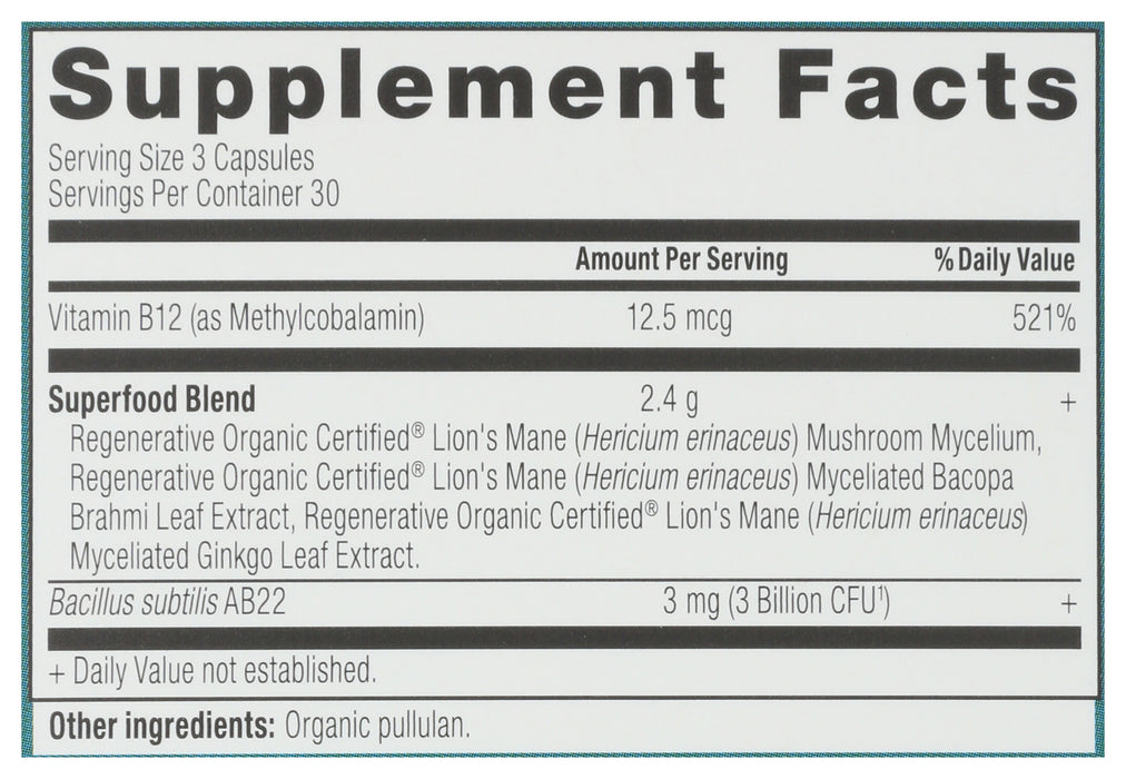 Focused Brain, ROC Org, 90 cap