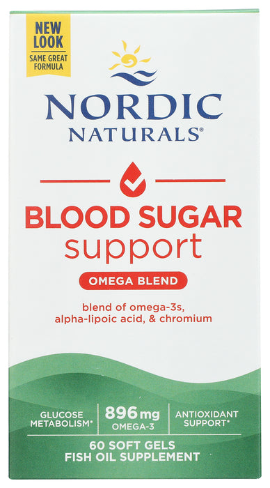 Blood Sugar Support Omega Blend, 60 sgel