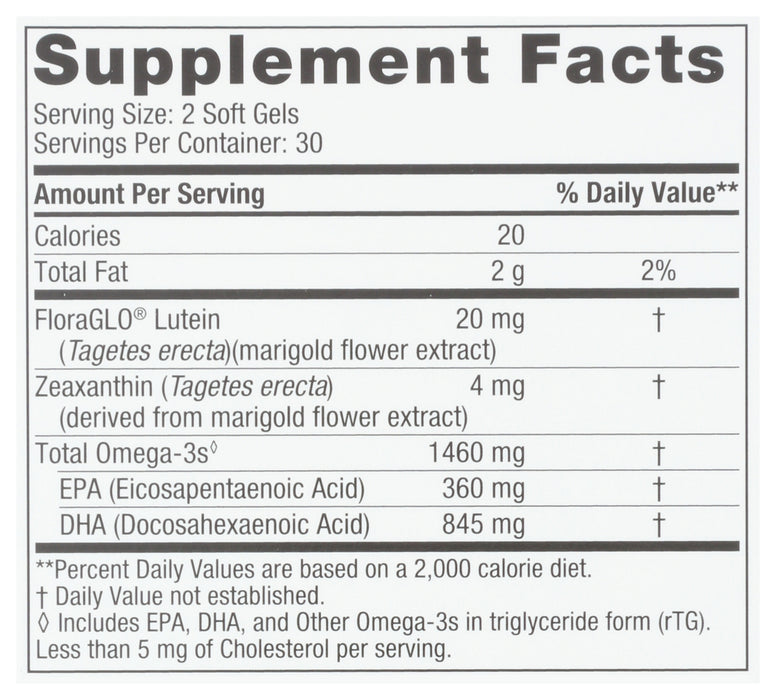 Vision Support Omega Blend, 60 sgel