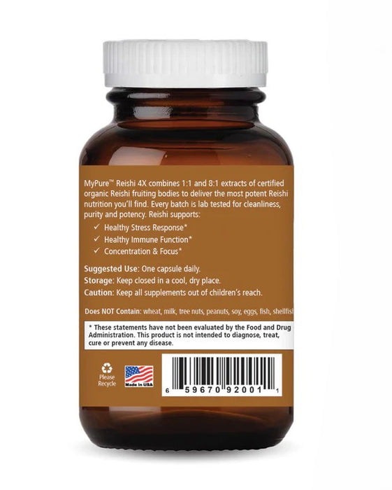 MyPure Reishi 4x, 60 vcap