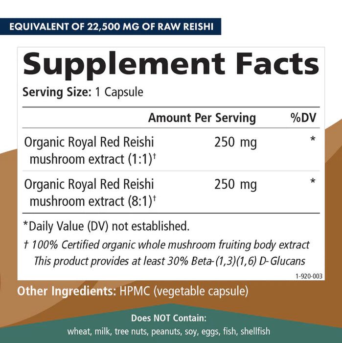 MyPure Reishi 4x, 60 vcap