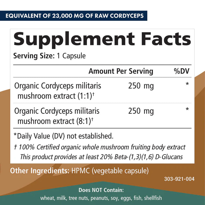 MyPure Cordyceps 4x, 60 vcap