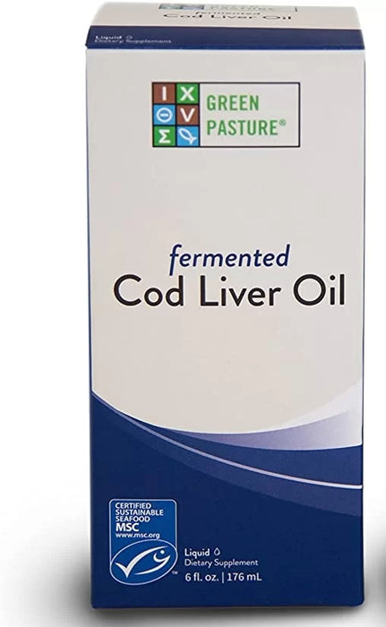 Fermented Cod Liver Oil, Orange, 6 fl oz