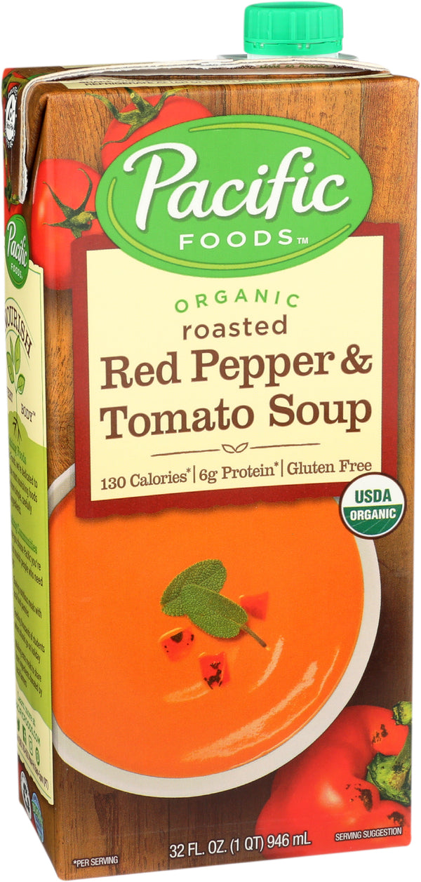 Roasted Red Pepper & Tomato Soup, Org, 32 fl oz