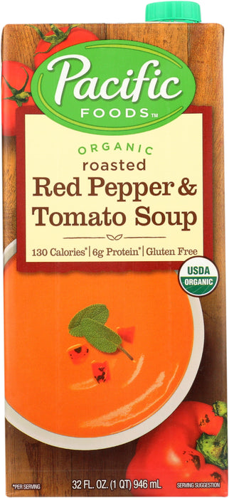 Roasted Red Pepper & Tomato Soup, Org, 32 fl oz