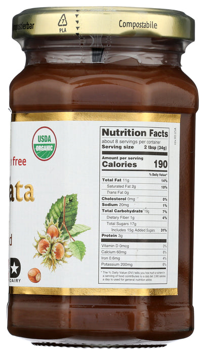 Hazelnut Cocoa Spread, Org, 8.82 oz