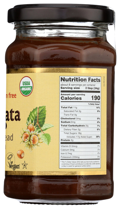 Hazelnut Cocoa Spread Dairy Free, Org, 8.82 oz