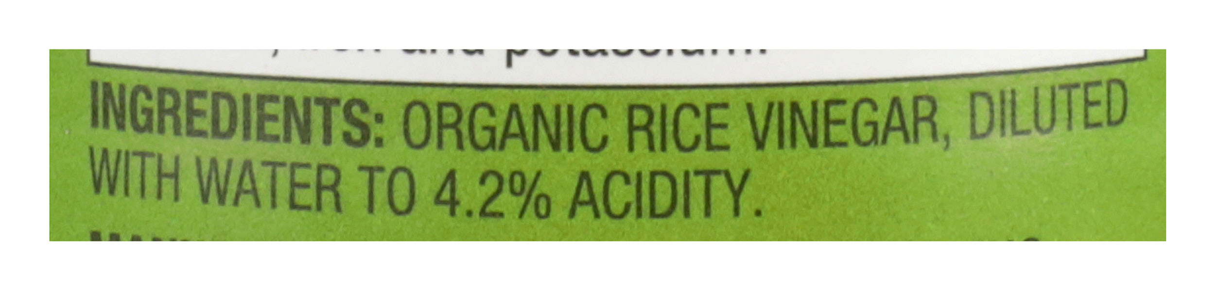 Rice Vinegar, Org, 12floz