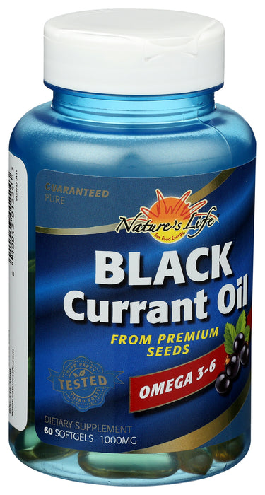 Black Current Oil 1000mg, 60 sgel