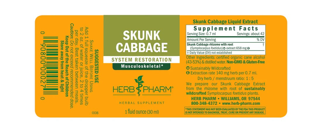 Skunk Cabbage Extract, 1 fl oz