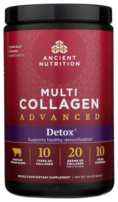 Multi Collagen Advanced, Detox, 36 Serv/14.6 oz