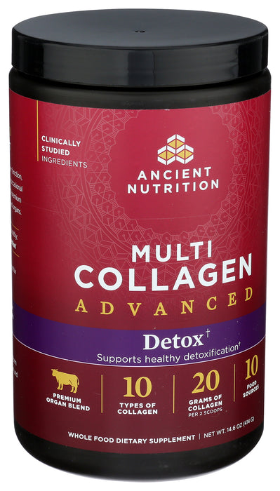 Multi Collagen Advanced, Detox, 36 Serv/14.6 oz