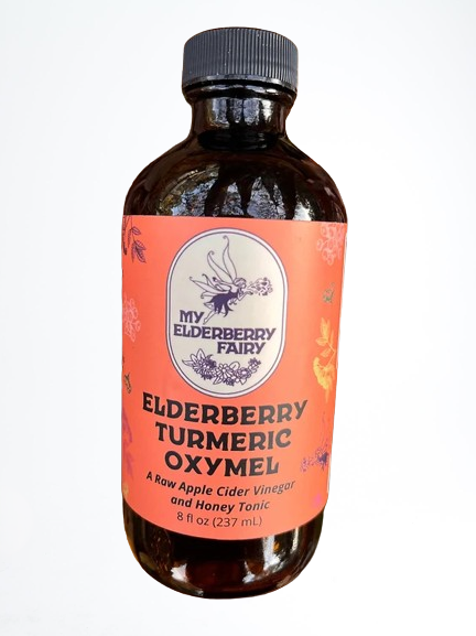 Elderberry  Turmeric Oxymel, 8 fl oz