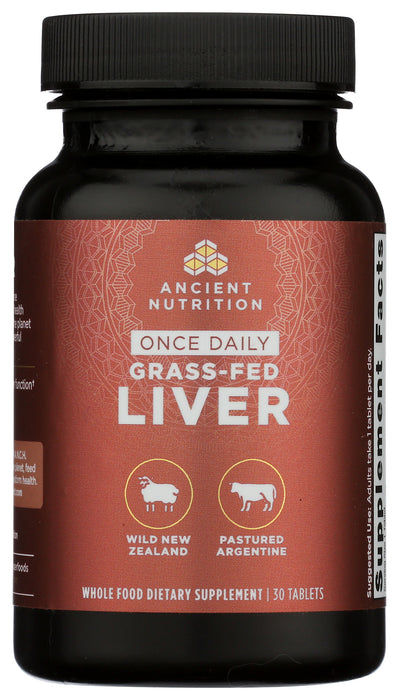 Liver Grassfed, Once Daily, 30 tab