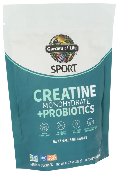 Sport Creatine Monohydrate + Probiotics, 348 g