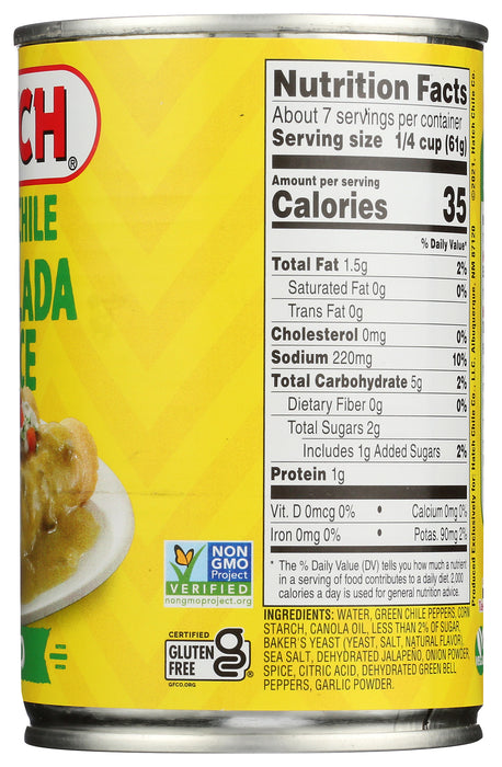 Green Chile Enchilada Sauce Mild, 15 oz