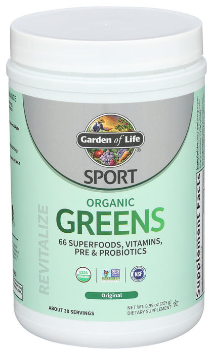 Sport Organic Greens, Original, 255 g