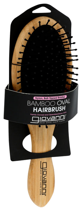 Bamboo Oval Hairbrush, 1 ct