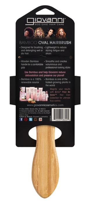 Bamboo Paddle Hairbrush, 1 ct