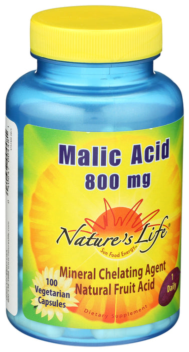 Malic Acid 800 mg, 100 vcap