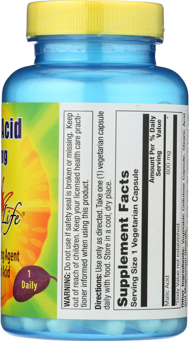 Malic Acid 800 mg, 100 vcap