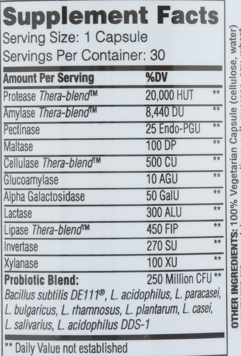 Digest Basic + Probiotics, 30 cap