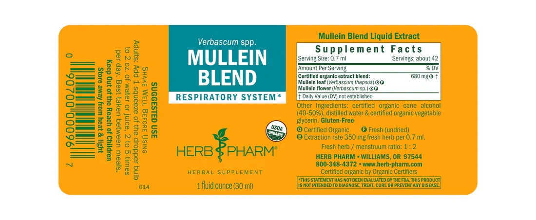 Mullein Blend Extract, 4 fl oz