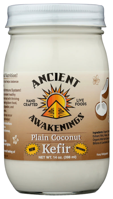 Plain Coconut Kefir, 16 oz