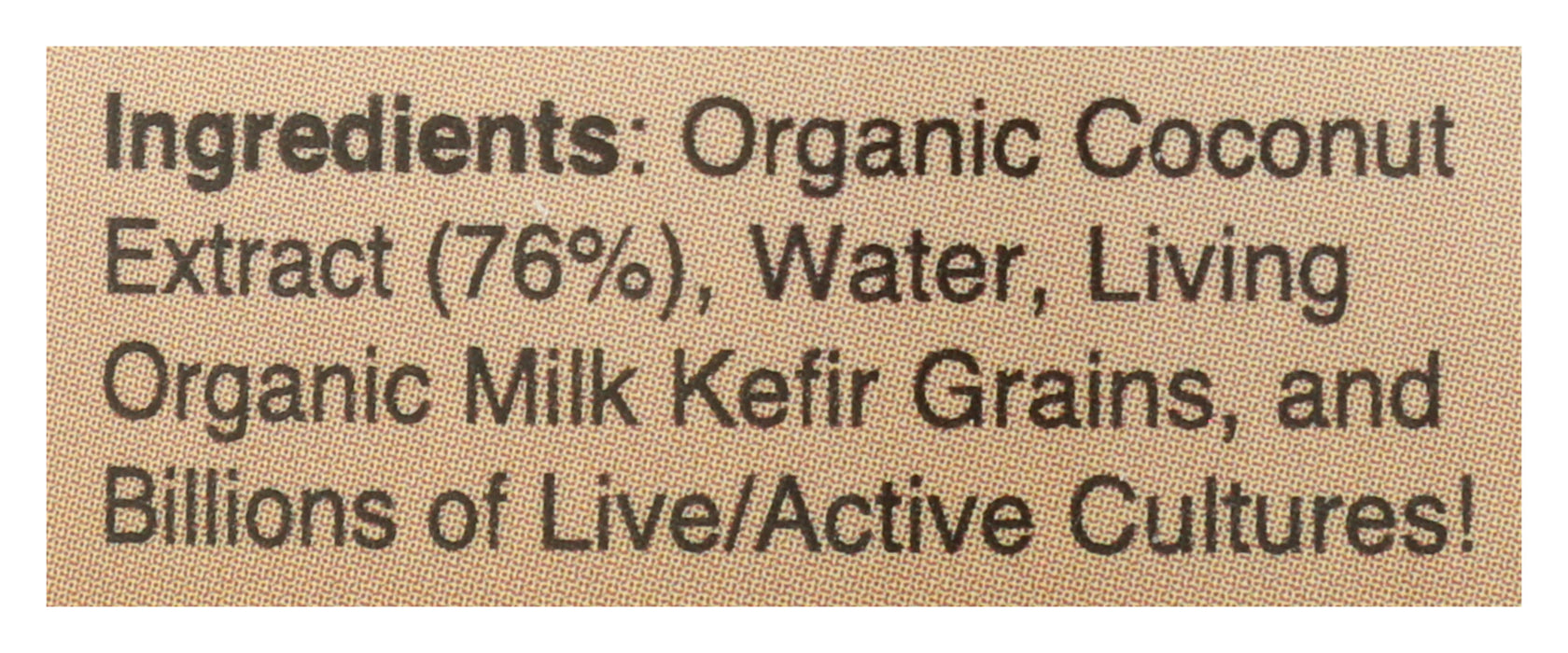 Plain Coconut Kefir, 16 oz