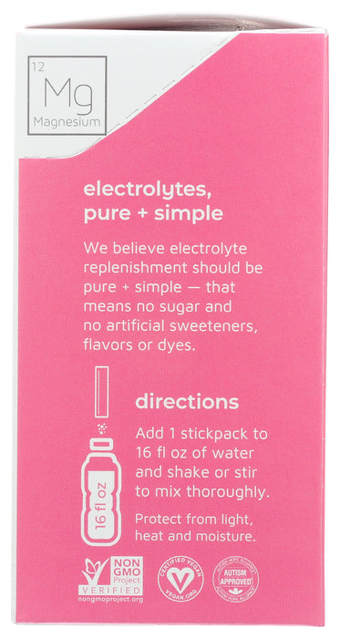 Electrolyte Powder, Pink Lemonade, 20 stick pk