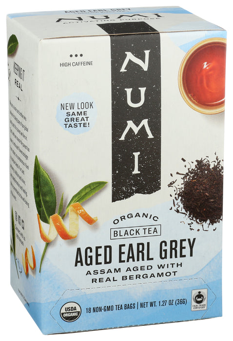 Aged Earl Grey Black Tea, Org, 18 tbag