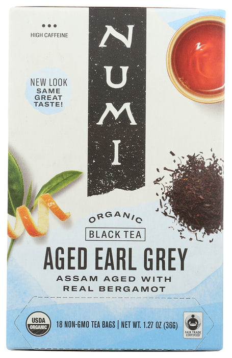 Aged Earl Grey Black Tea, Org, 18 tbag