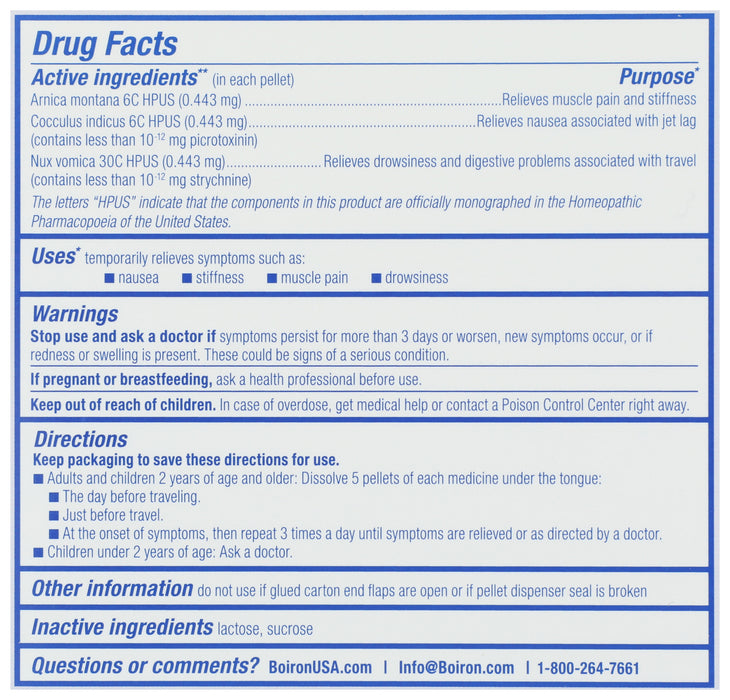 Jet Lag Relief Meltaway Pellets B2G1, 3 tube