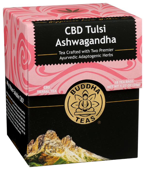 CBD Tulsi Ashwagandha Tea, 18 tbag