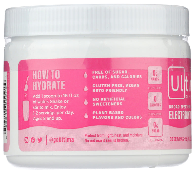 Electrolyte Powder, Pink Lemonade, 30 serv