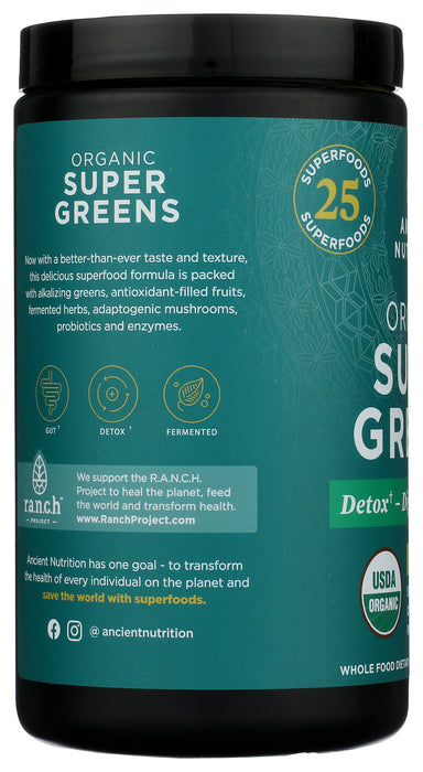 Super Greens, Mango, Org, 25 Serv/6.8 oz