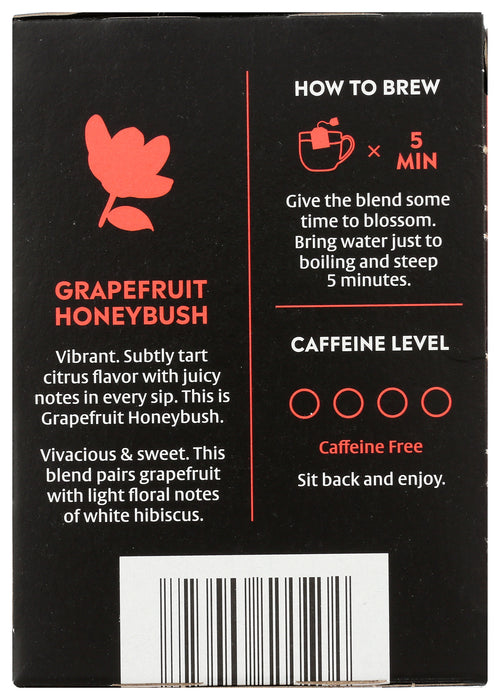 Grapefruit Honeybush Herbal Tea, Org, 16tbag