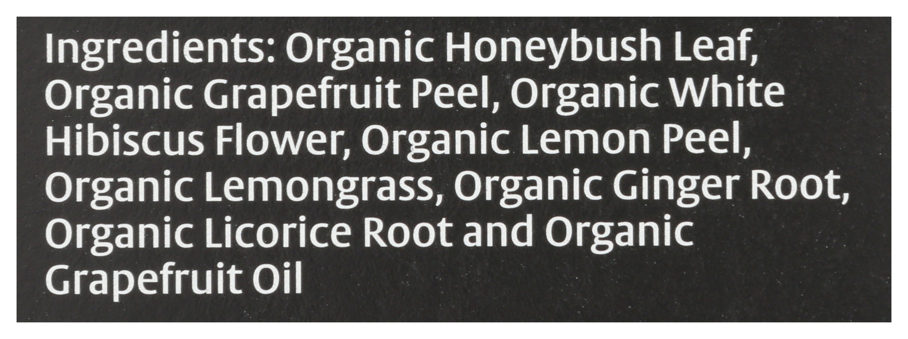 Grapefruit Honeybush Herbal Tea, Org, 16tbag