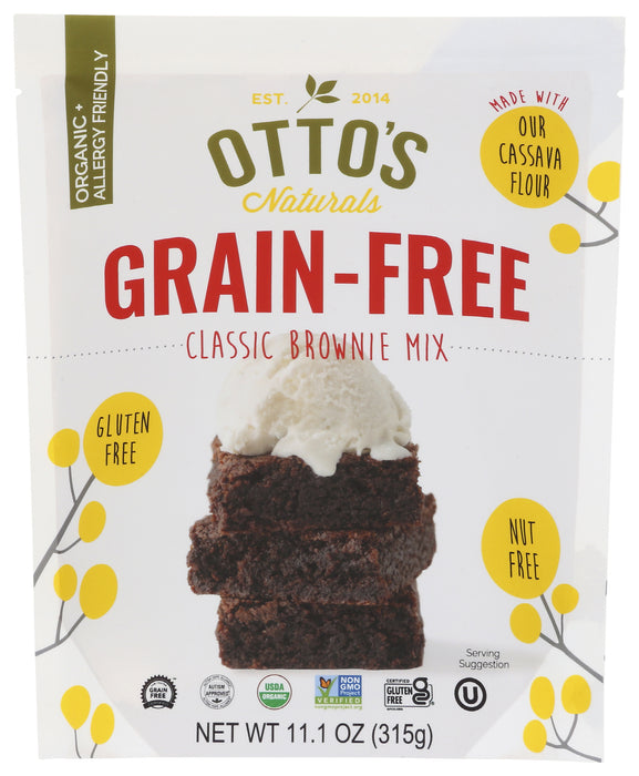 Classic Brownie Mix, Grain Free, GF Org, 11.1 oz